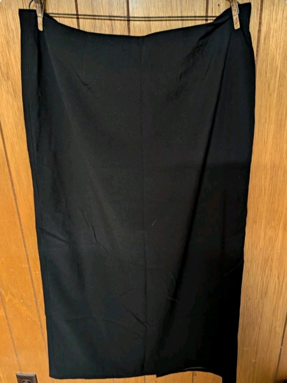 Aeropostale Black A-Line Midi Skirt